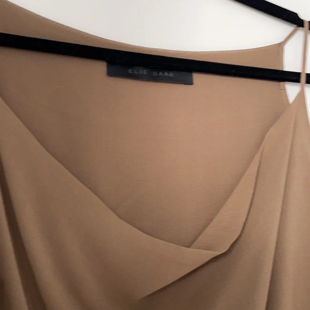 Silk Elie Saab Top Size Medium - Picture 3 of 4